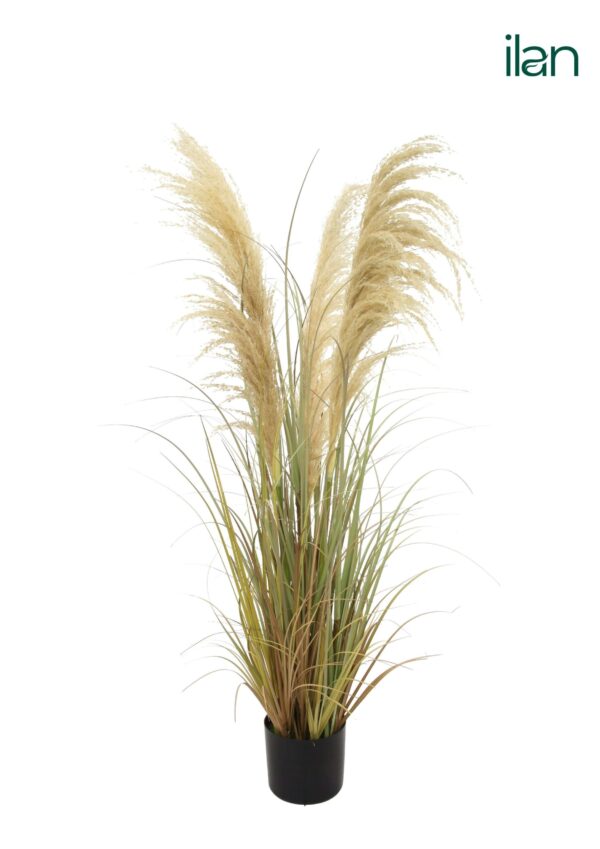 ARTIFICIAL GOLDEN PAMPAS GRASS PLANT-4FT