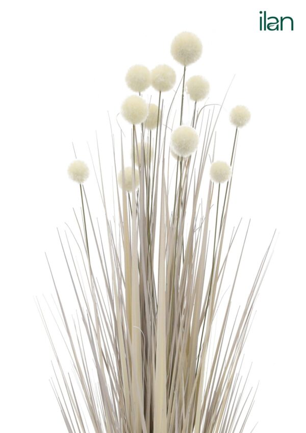 ARTIFICIAL SNOWY POMPON PLANT-4FT - Image 2